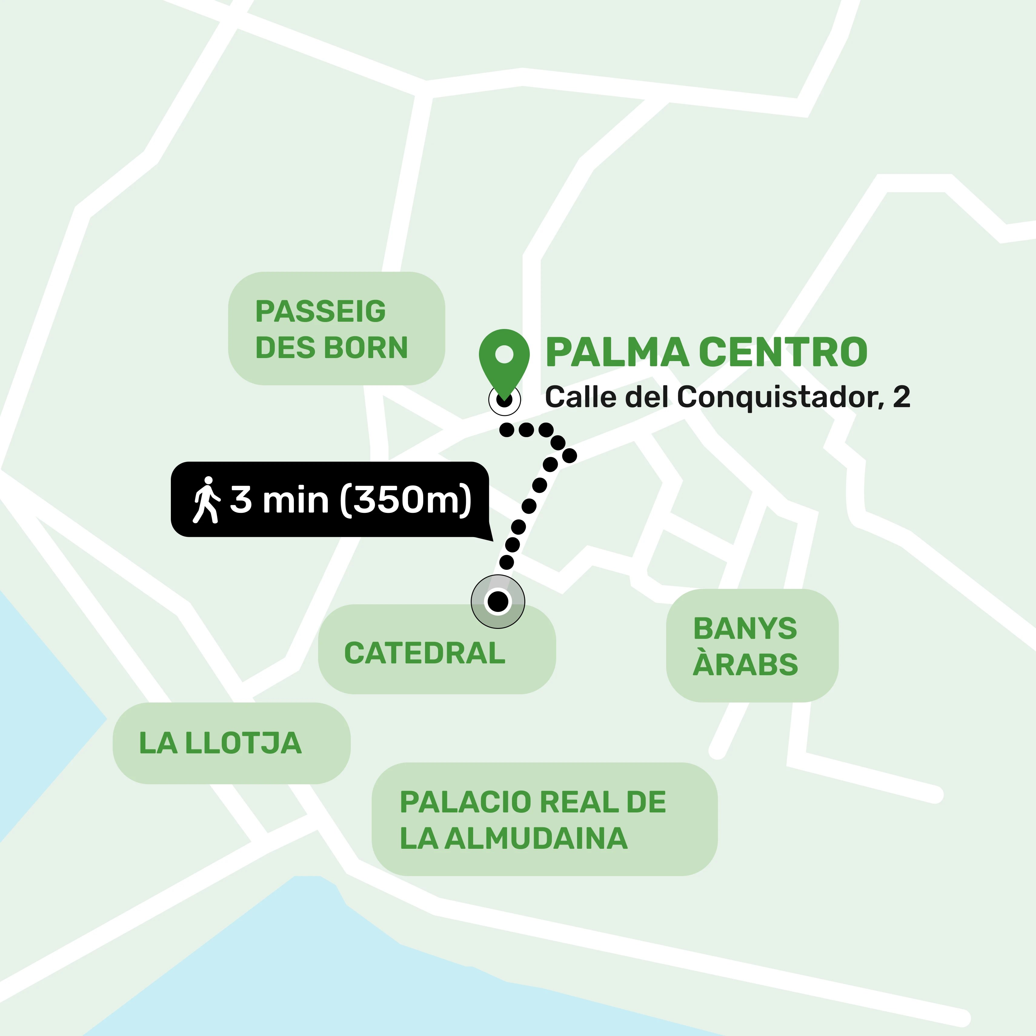Mapa de Palma Centro