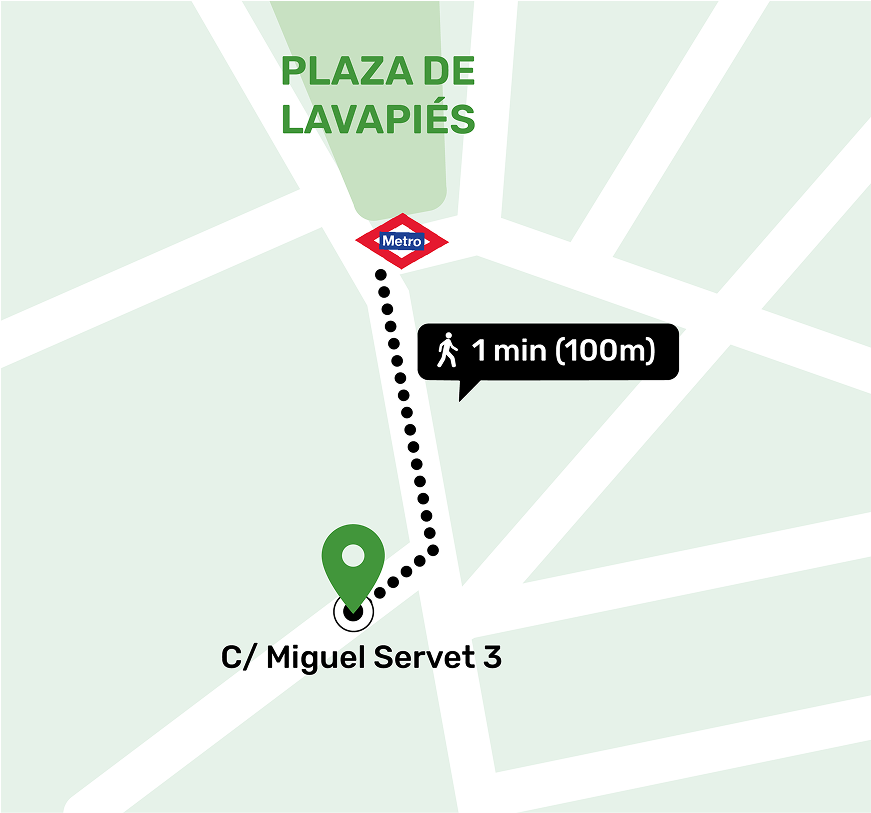 Mapa de Lavapiés