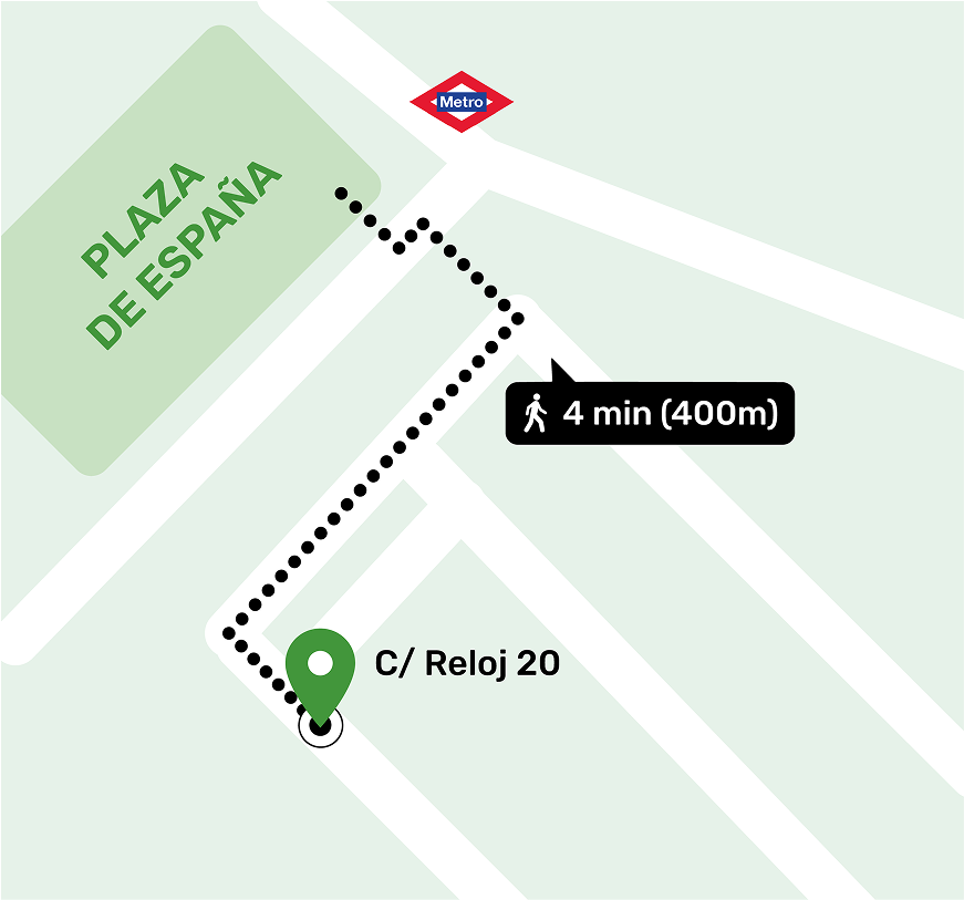 Mapa de Plaza de España