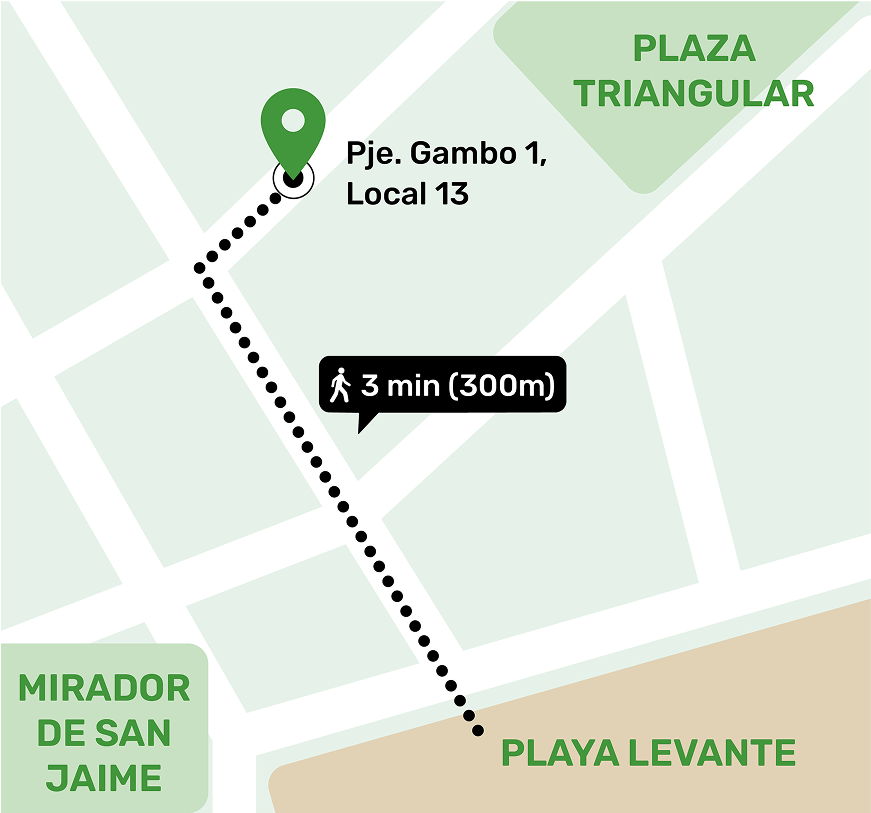 Mapa de Plaza Triangular
