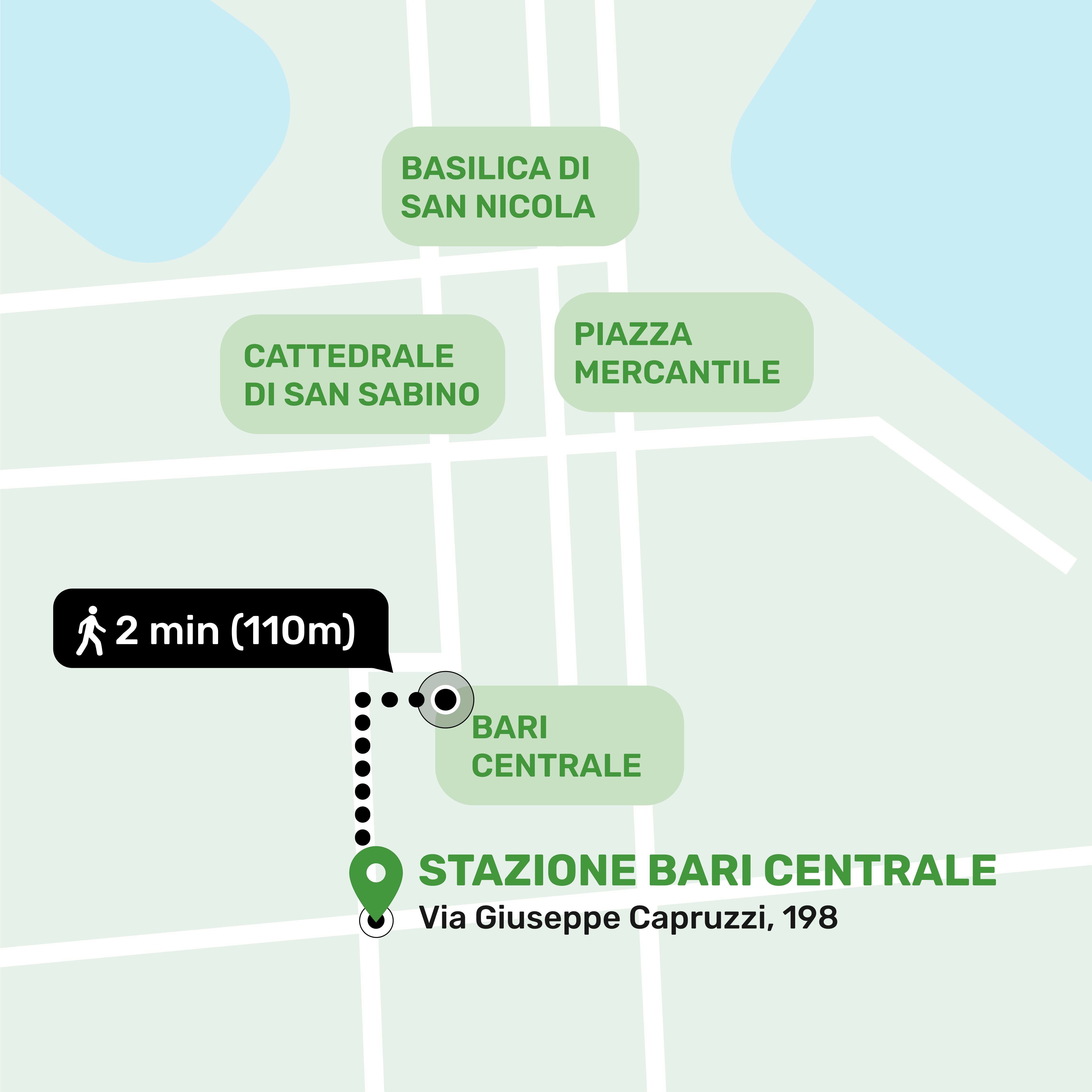 Mapa de Stazione Centrale