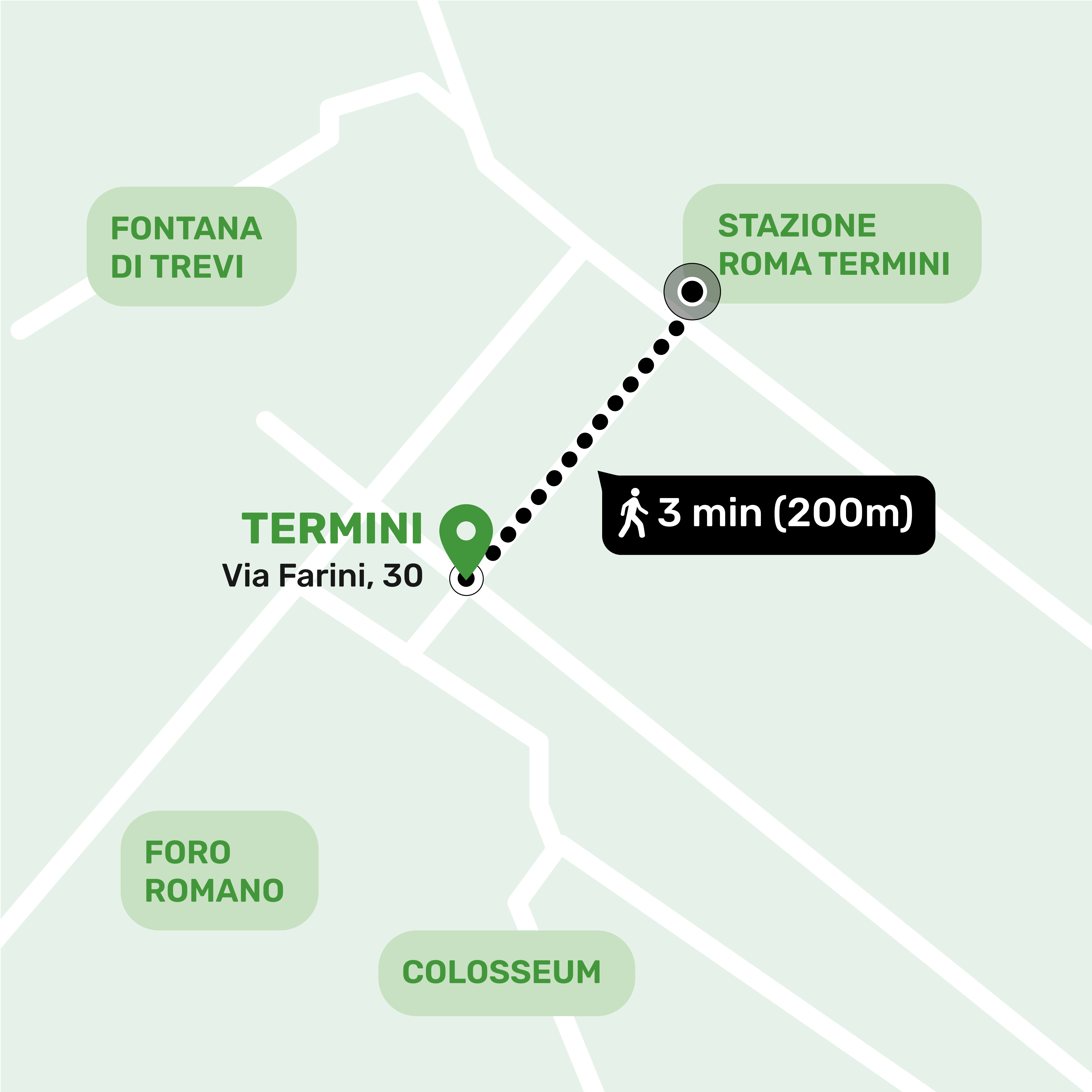 Map of Castro Pretorio