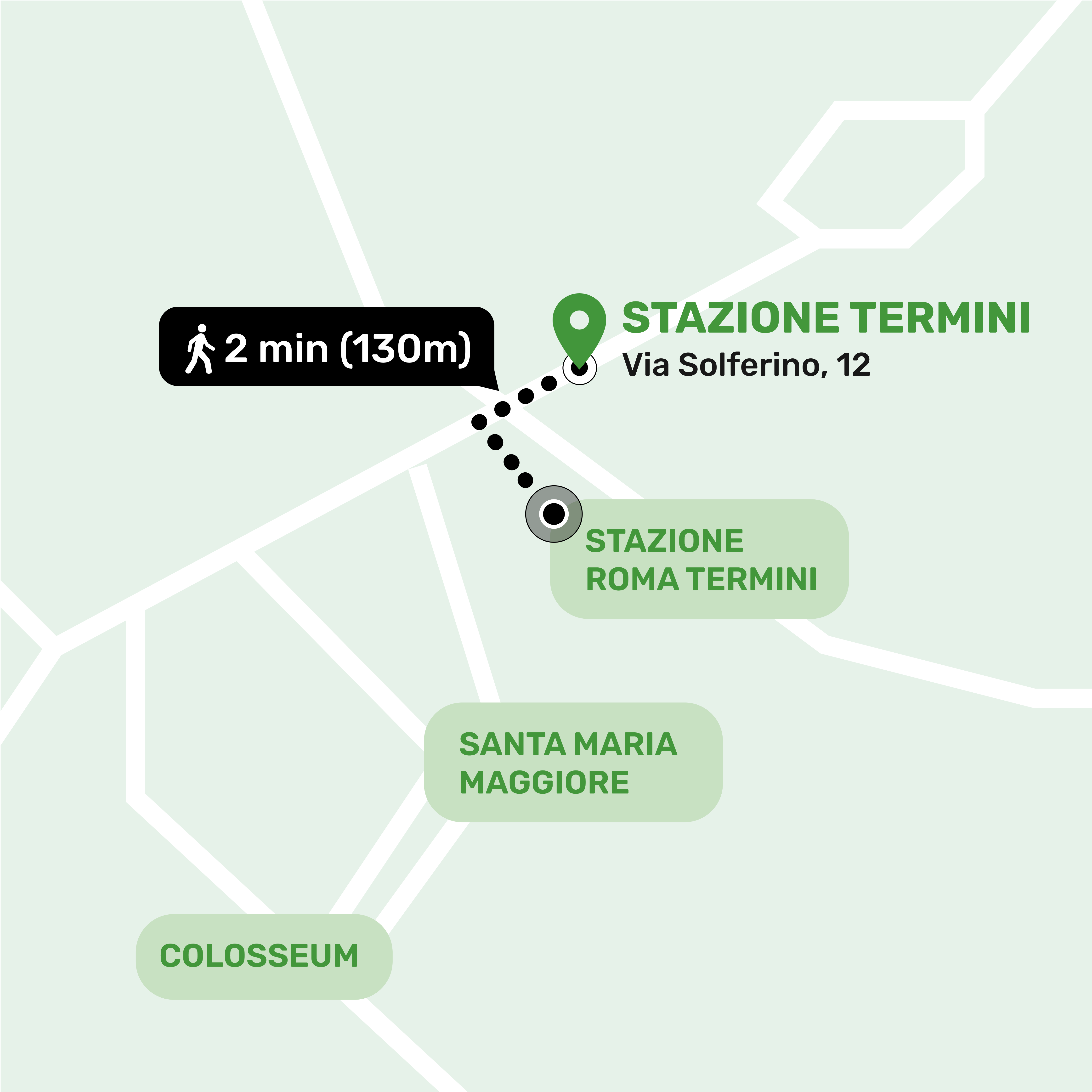 Mapa de Stazione Termini