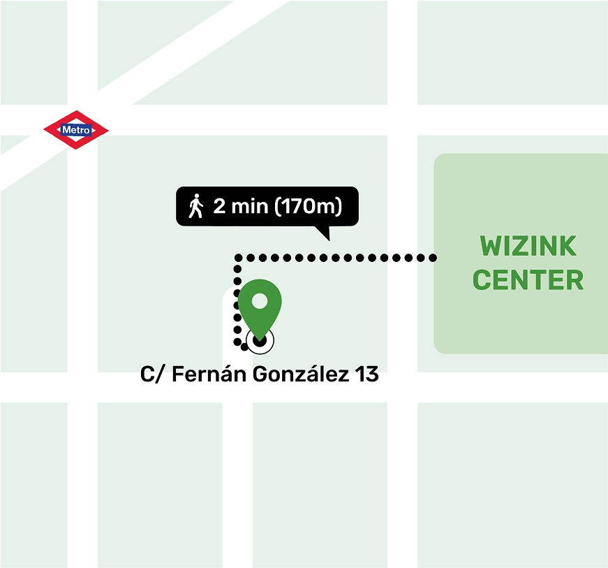 Mapa de WiZink Center - Goya